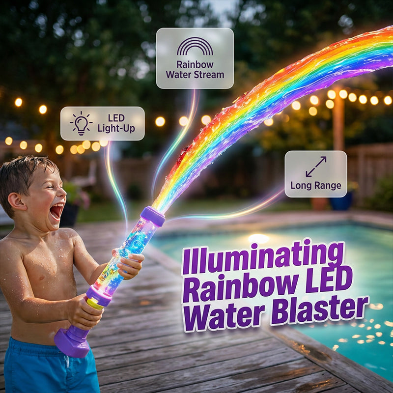 🔥 1+1 ZDARMA (2 ks)✨🌈 Vodní hračka s pumpičkou a LED světlem, které svítí ve tmě💦