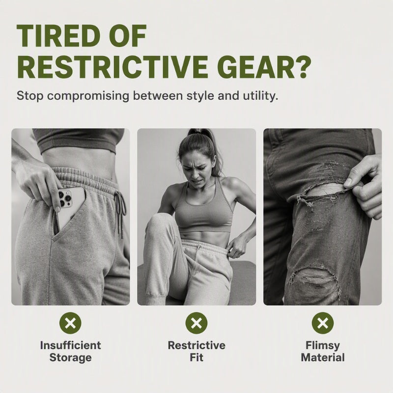 👖Novinky - Volné cargo jogger kalhoty s vysoce elastickou tkaninou – funkční kapsy a zúžený střih pro aktivní městské nošení
