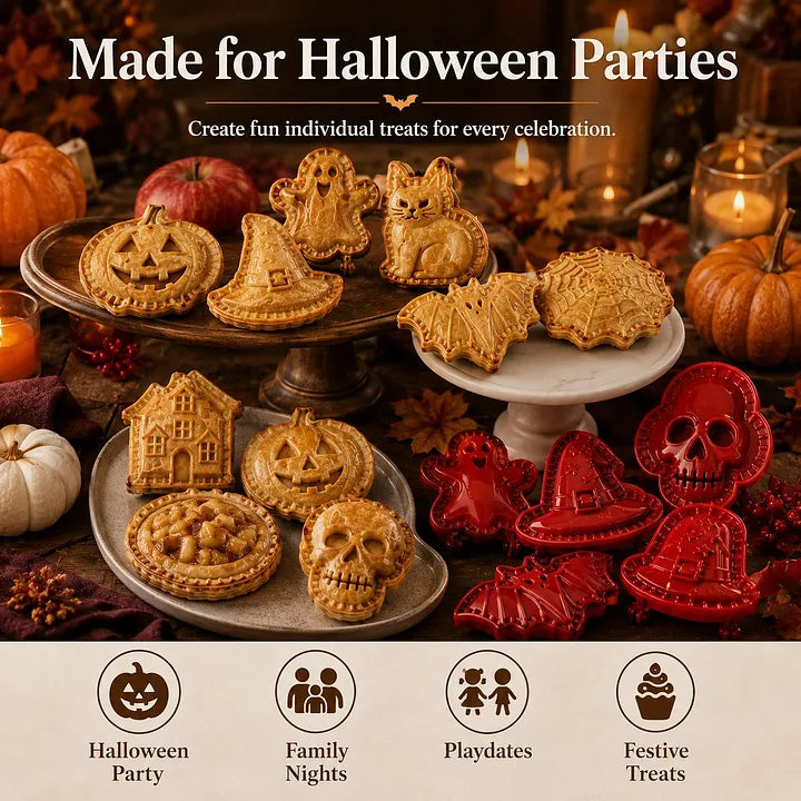 🎃 Sada 8 mini forem na halloweenské dorty