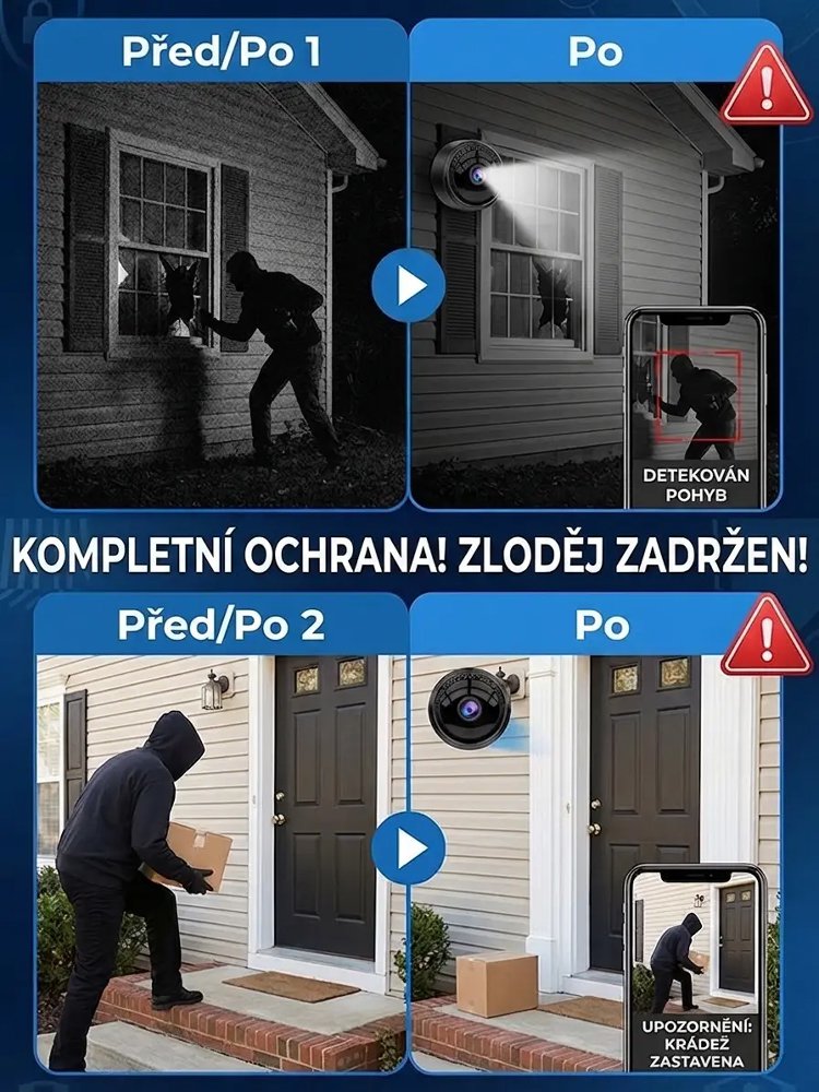 Mini infračervená noční kamera