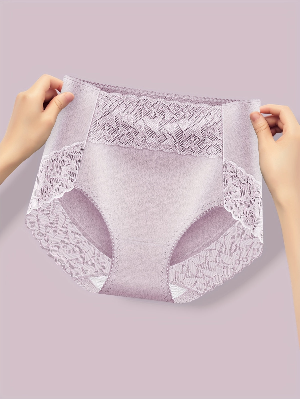 【Kupte 6, získejte 6 zdarma】 Bavlněné hygroskopické antibakteriální spodní prádlo s vysokým pasem