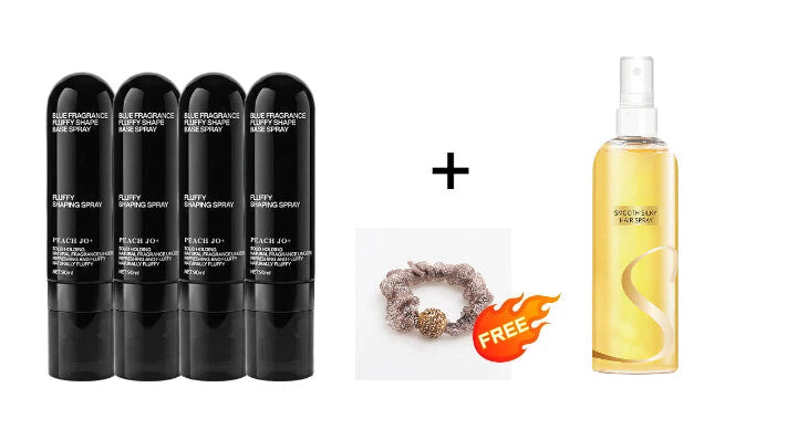 🔥🎁Nowość 50% TANIEJ🔥90 ml Spray do stylizacji włosów Fluffy Hair – objętościowy spray o długotrwałym działaniu i zapachu brzoskwini