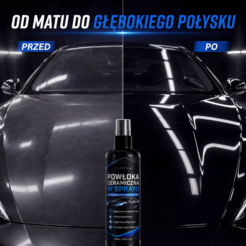 Keramický nano povlak ve spreji pro automobily