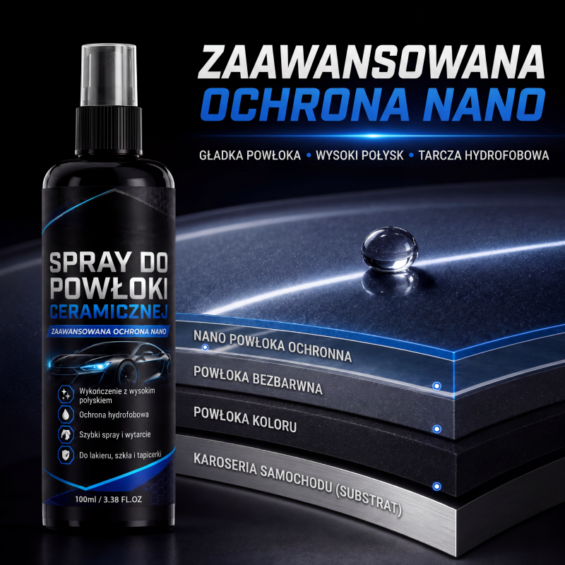 Keramický nano povlak ve spreji pro automobily