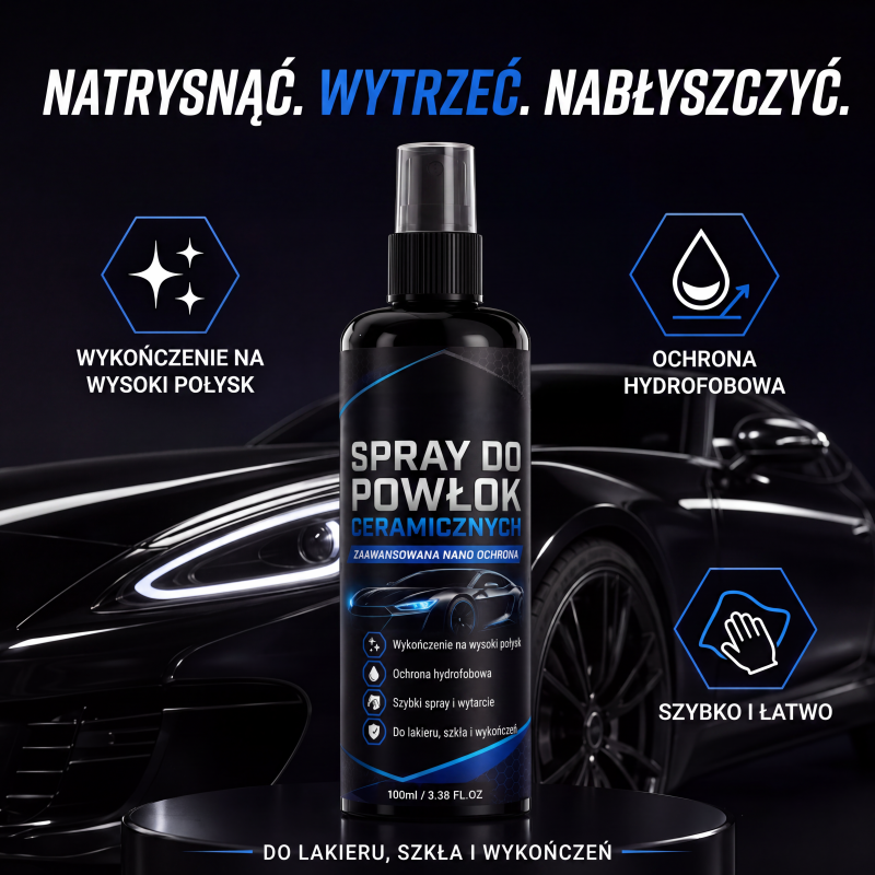 Keramický nano povlak ve spreji pro automobily