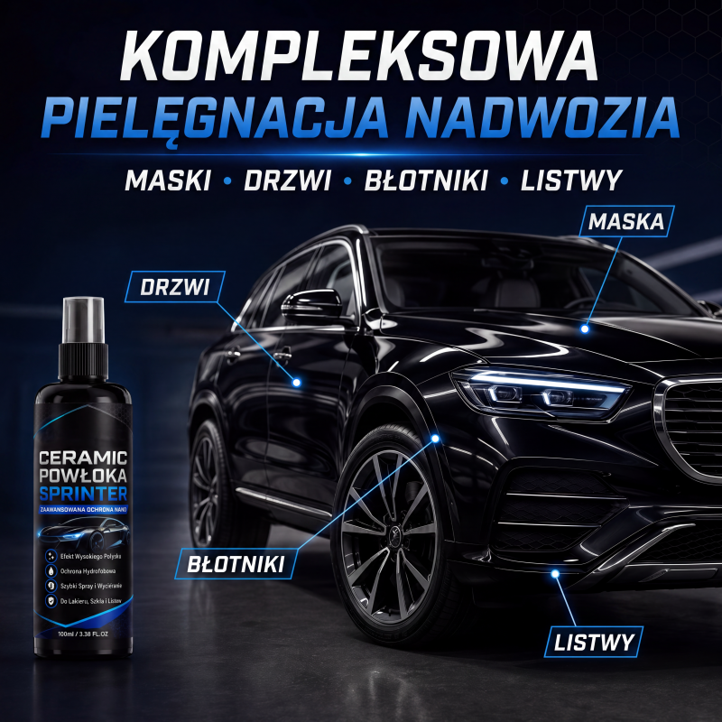 Keramický nano povlak ve spreji pro automobily