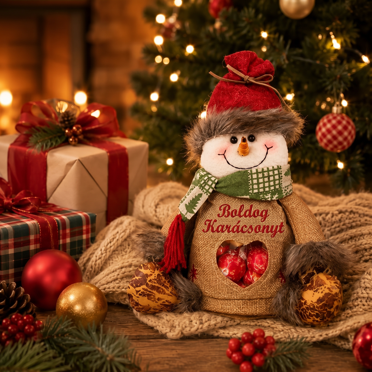 🎄🎁 SLEVA 49 % poslední den! Vánoční dárkové tašky na zip – sváteční balení 🎅✨