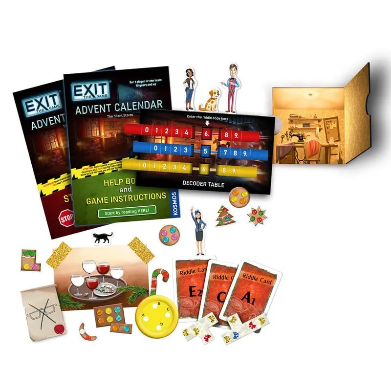 ⏰ POSLEDNÍ DEN SLEVA 50 % - 🎄 Unikněte z dílny! Adventní kalendář - 🗝️✨ 24 dní plných logických dobrodružství a zábavy 🔥