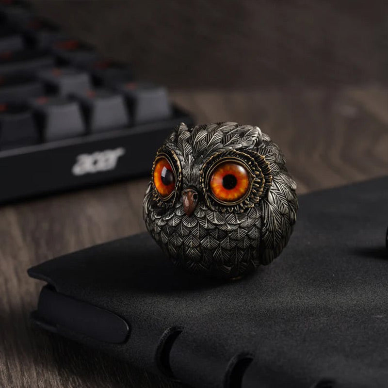 🦉Realistická figurka strážce šťastné sovy