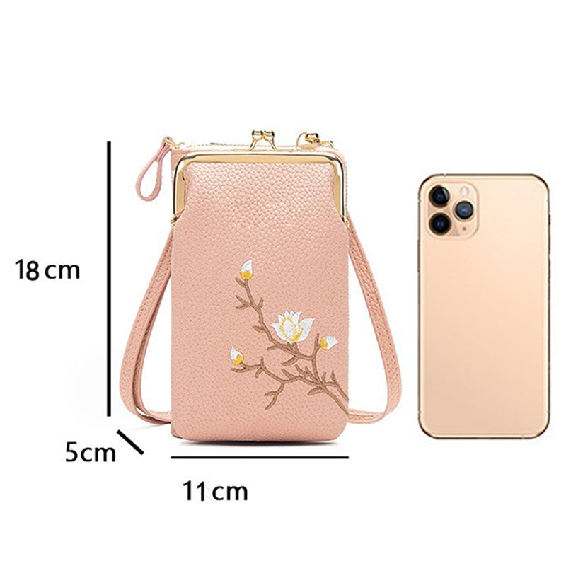 🔥👛Peněženka na mobil přes rameno pro ženy🌸