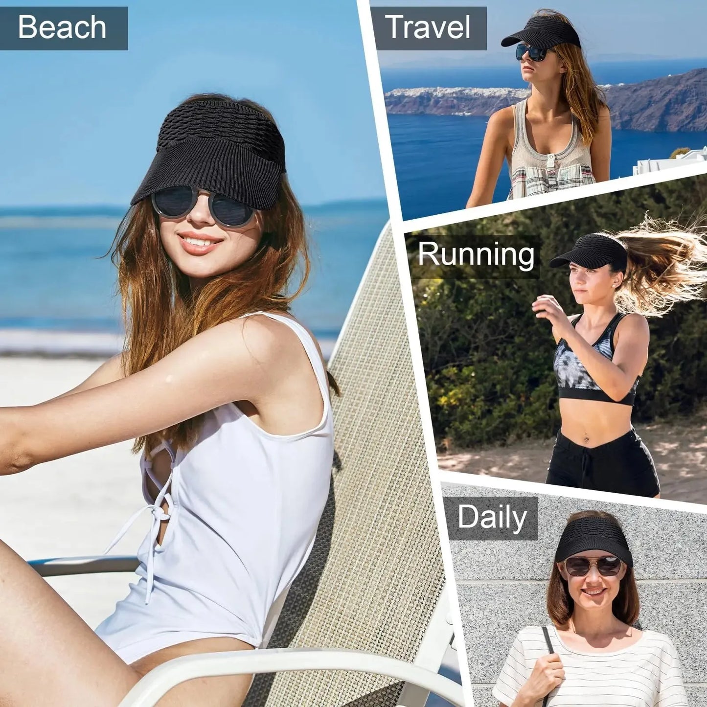 ☀️🧢 Kšiltovka s otvorem pro vysoký culík – UV ochrana, prodyšná, pro outdoorové aktivity a každodenní použití