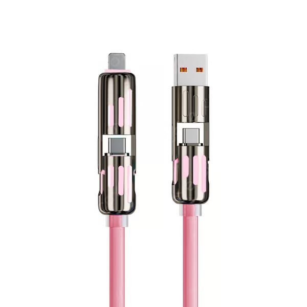 🔥Nabíjecí kabel USB 4 v 1, rychlé nabíjení⚡