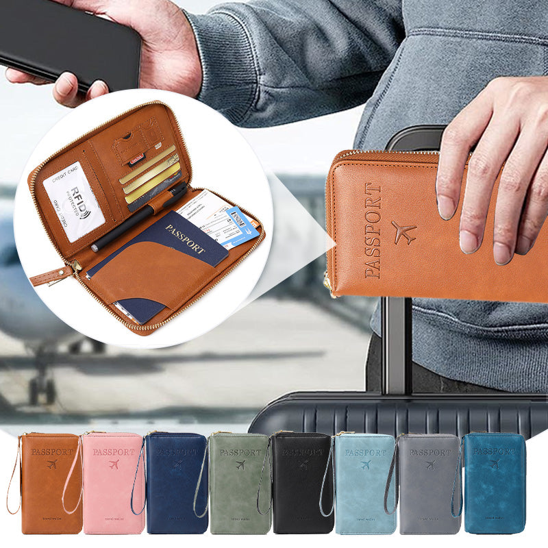 🧳2025 Turistická povinnost✈️Multifunkční RFID peněženka na pas