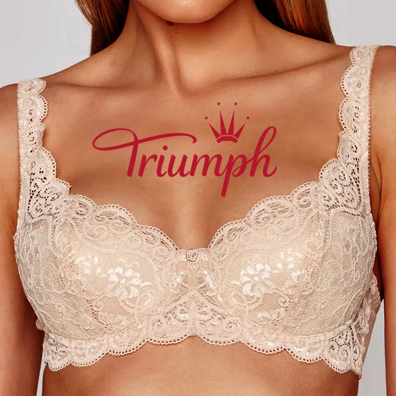 Triumph – 4dílná sada. 💕2026 – nová romantická podprsenka s krajkou