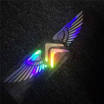 3D laserová nálepka na auto s andělskými křídly ✧4 ks✧
