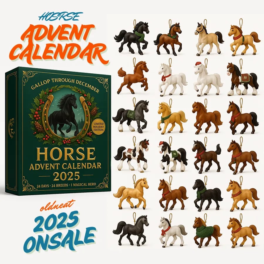🐎Cválámeme v prosinci – Adventní kalendář koní pro rok 2025