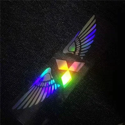 3D laserová nálepka na auto s andělskými křídly ✧4 ks✧