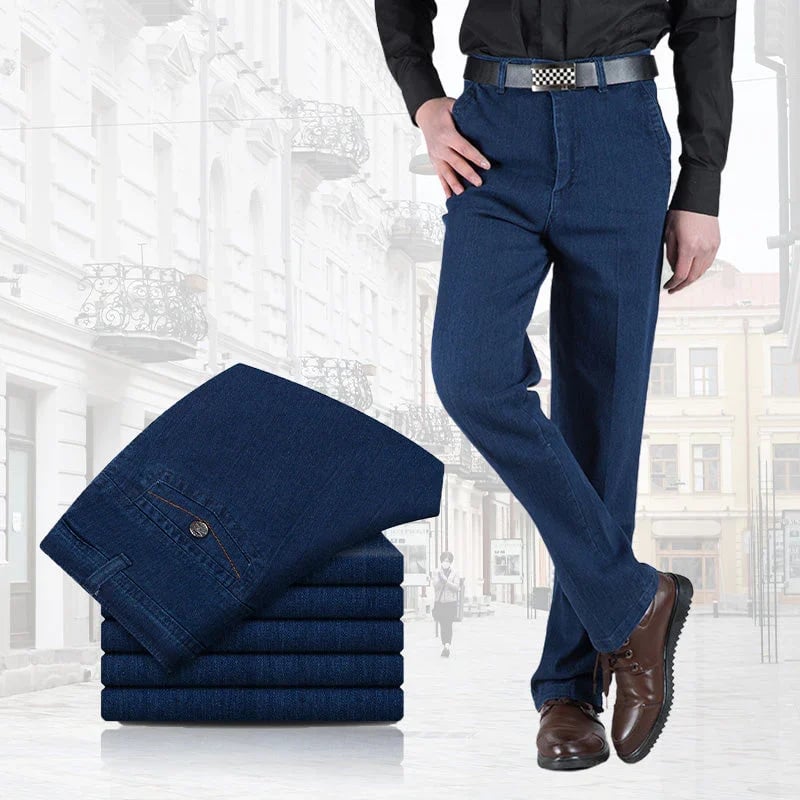 👖 Rovné pánské džíny s vysokým pasem
