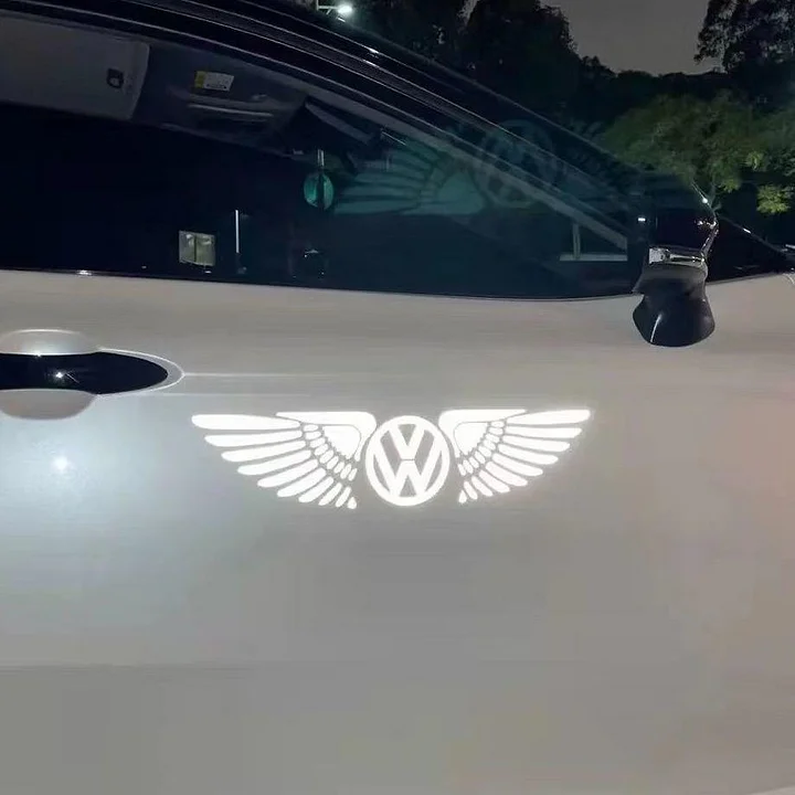 3D laserová nálepka na auto s andělskými křídly ✧4 ks✧