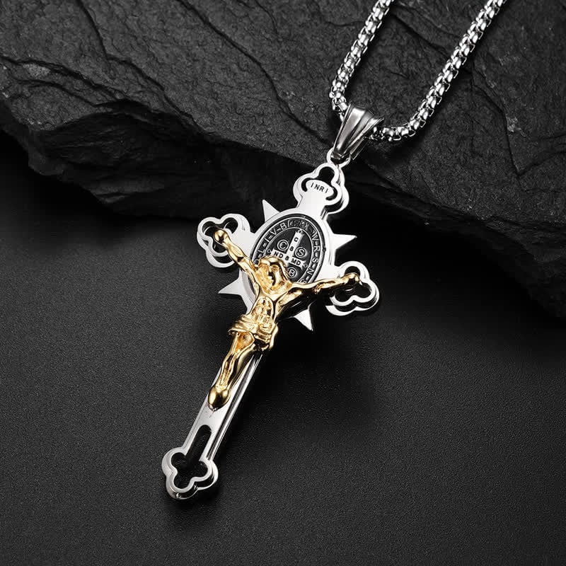 ✨ Křížový přívěsek - 🙏 Požehnání pro toho, kdo ho nosí