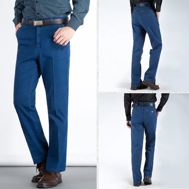 👖 Rovné pánské džíny s vysokým pasem -TAB