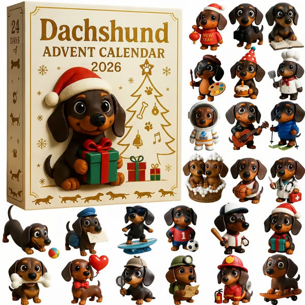🎄🐾 Adventní kalendář pro jezevčíky na rok 2026 🐶✨
