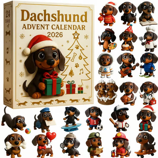 🎄🐾 Adventní kalendář pro jezevčíky na rok 2026 🐶✨