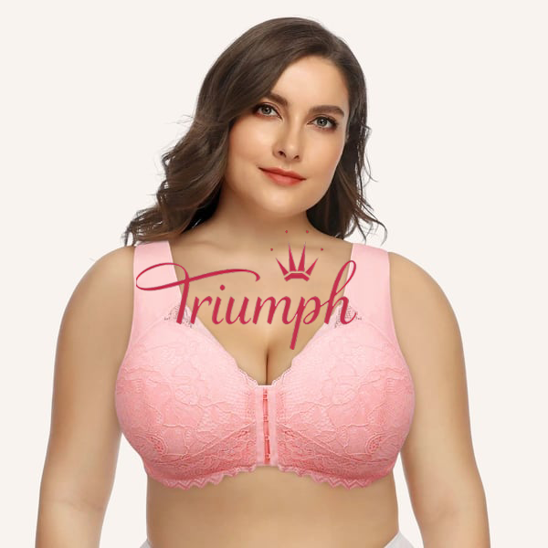 Triumph - (3 ks) 5D tvarovaná podprsenka bez kostic s předním zapínáním