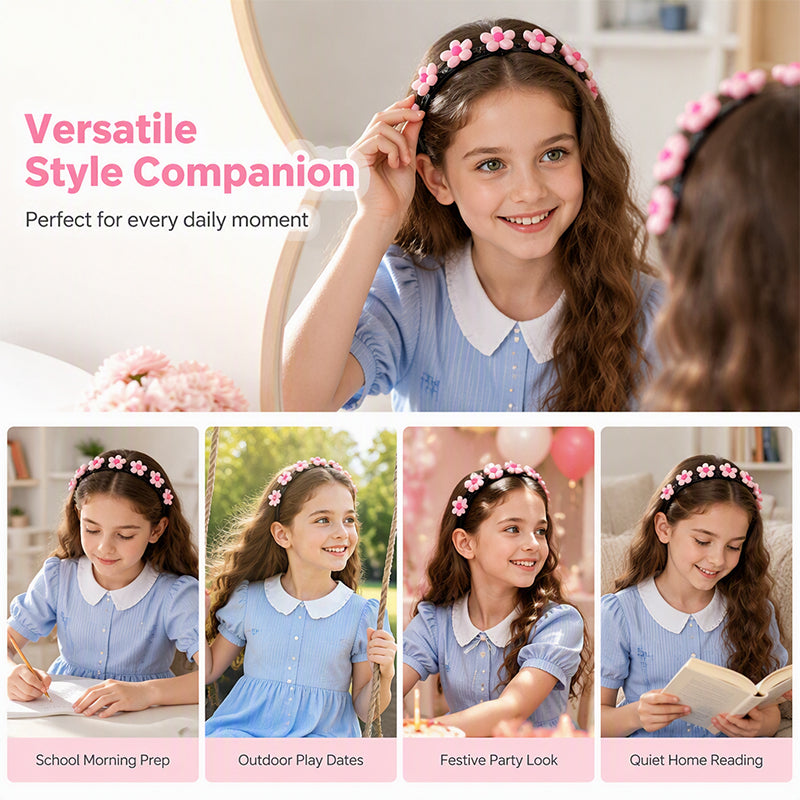 🌺1+1 zdarma🌺Roztomilá, pletená dětská sponka do vlasů