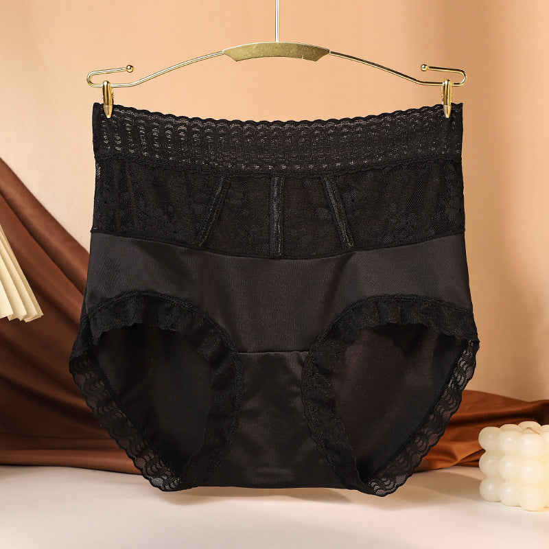 【🌷Kupte 1 a získejte 2 zdarma】Sexy bezešvé hedvábné hip liftingové kalhotky s kontrolou bříška