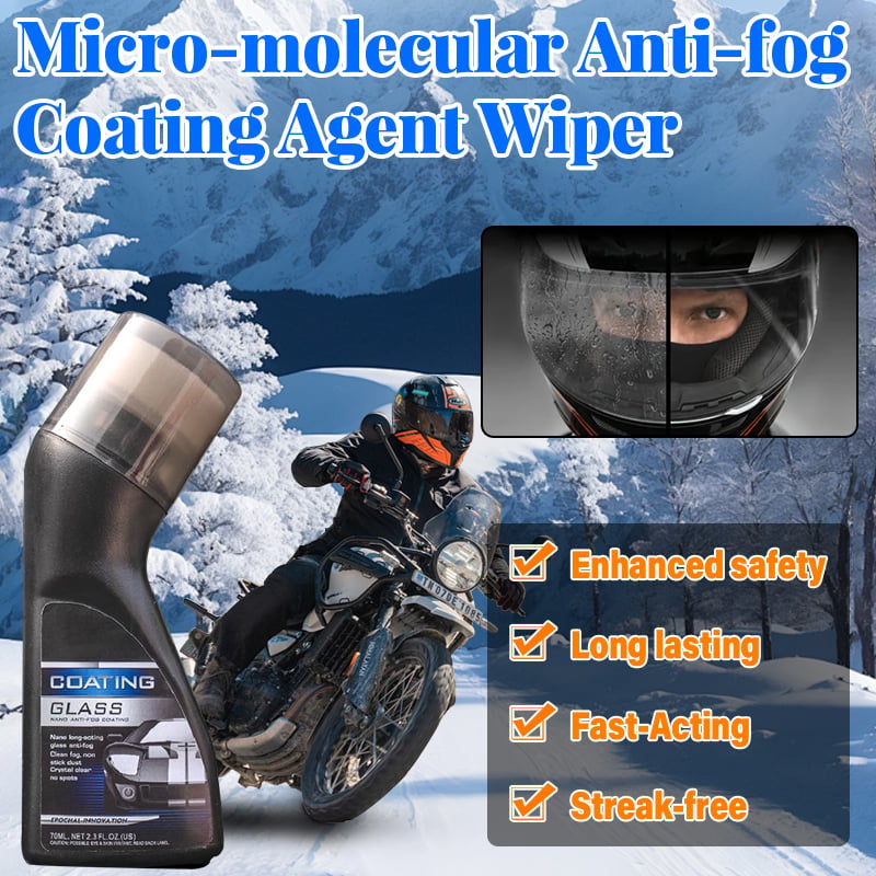 Mikročásticový prostředek proti zamlžování do stěračů čelního skla🏍️