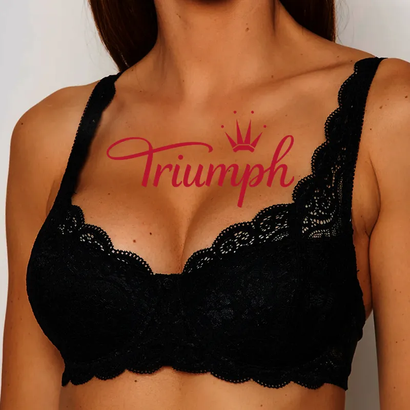 Triumph – 4dílná sada. 💕2026 – nová romantická podprsenka s krajkou