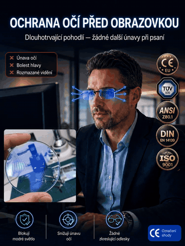 Ultra lehké diamantové bezerámové brýle