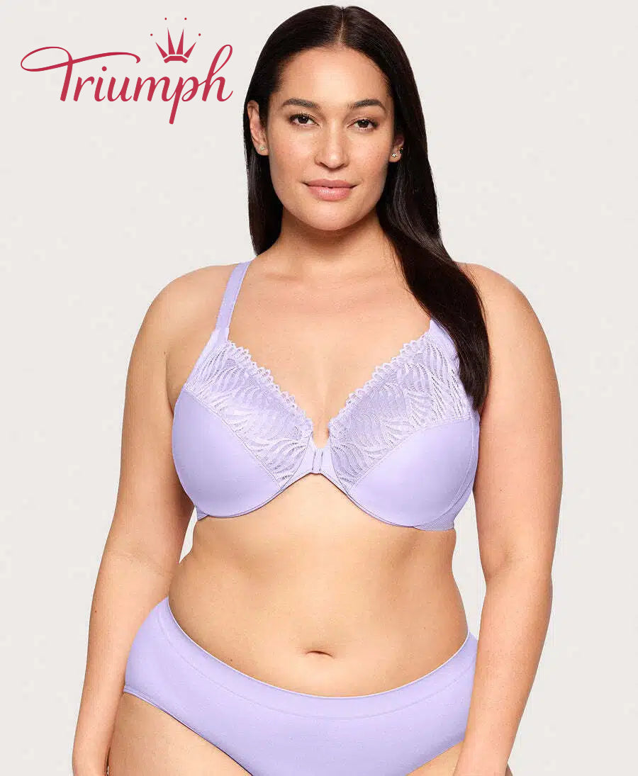 Triumph - (4 ks) - 💖Podprsenka s předním zapínáním a T-zádovým dílem