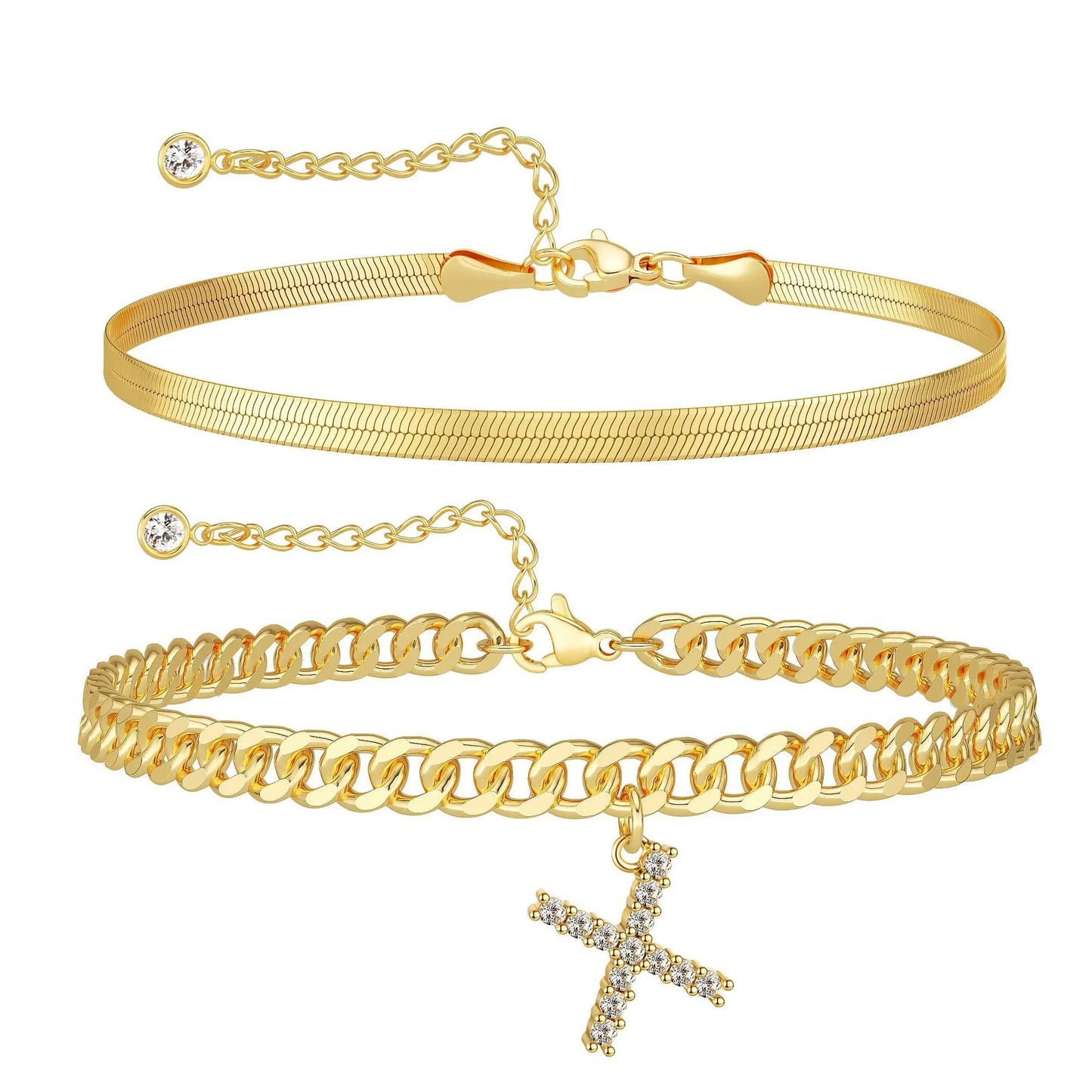 📿✨ Náhrdelník s písmeny - voděodolný, hypoalergenní, perfektní dárek!