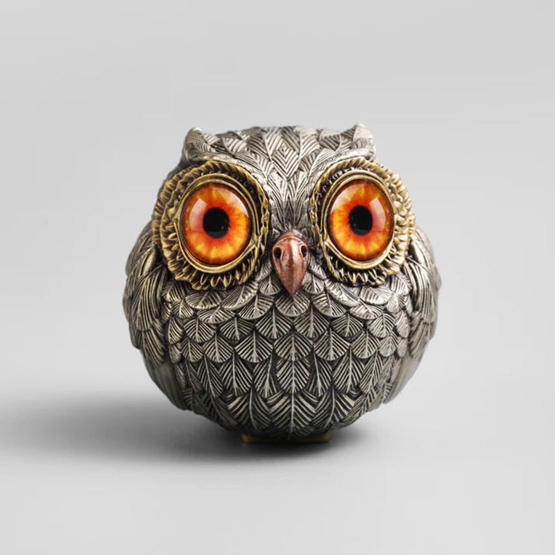 🦉Realistická figurka strážce šťastné sovy