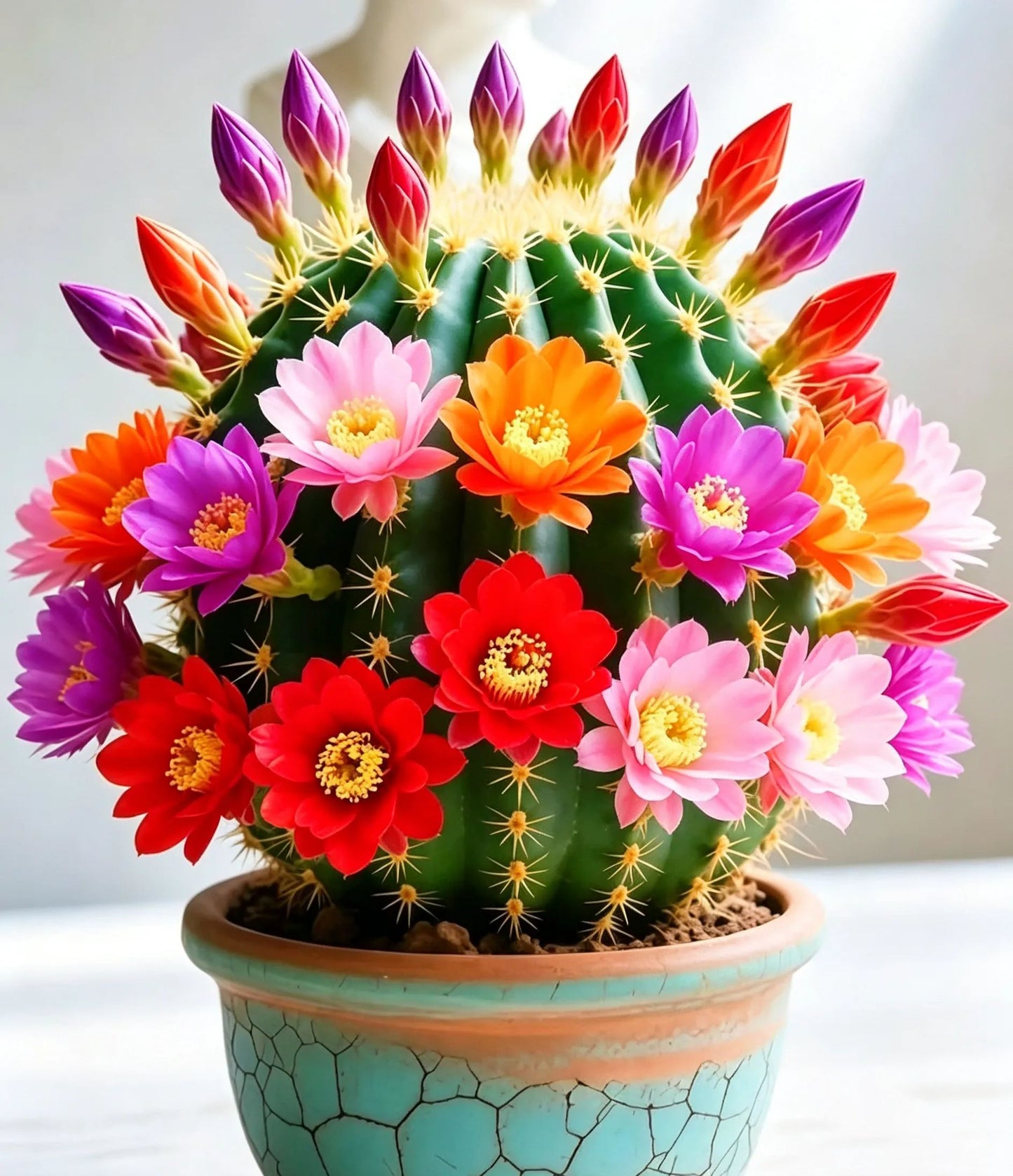 🌵 Seznamte se se svým novým nejlepším přítelem – kaktusem Gymnocalycium baldianum! 💕