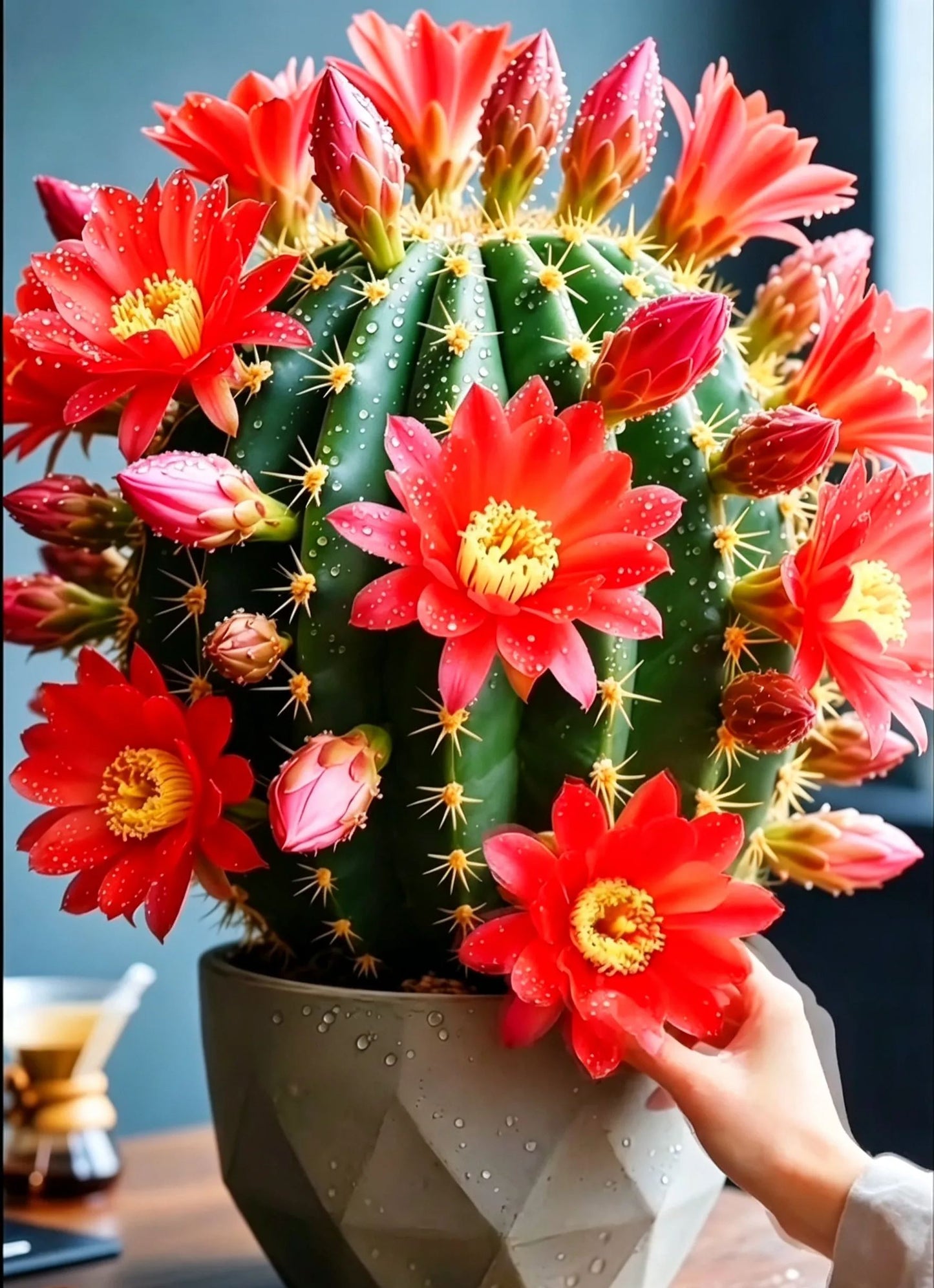 🌵 Seznamte se se svým novým nejlepším přítelem – kaktusem Gymnocalycium baldianum! 💕