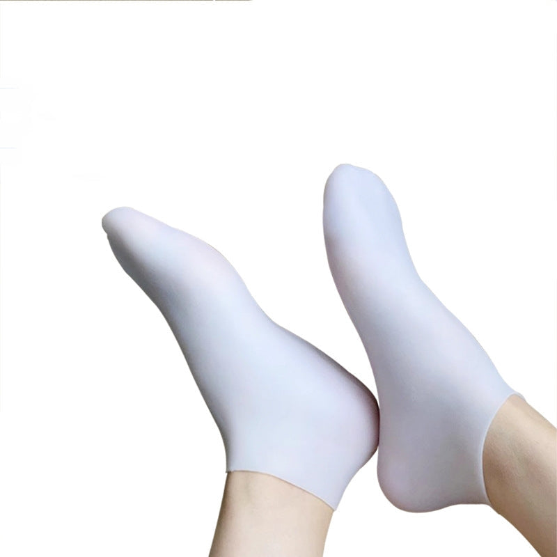 Hydratační silikonové exfoliační ponožky pro péči o nohy