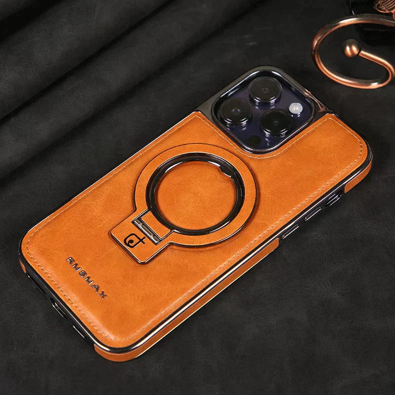 ✨2025Nové produkty📱Luxusní kožený neviditelný stojan pro