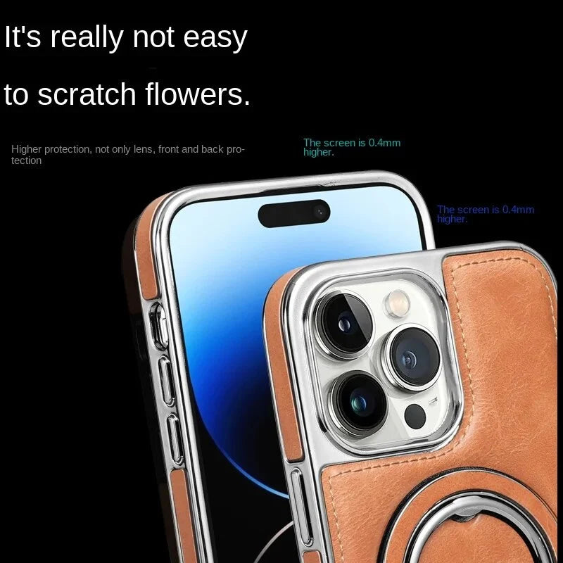 ✨2025Nové produkty📱Luxusní kožený neviditelný stojan pro