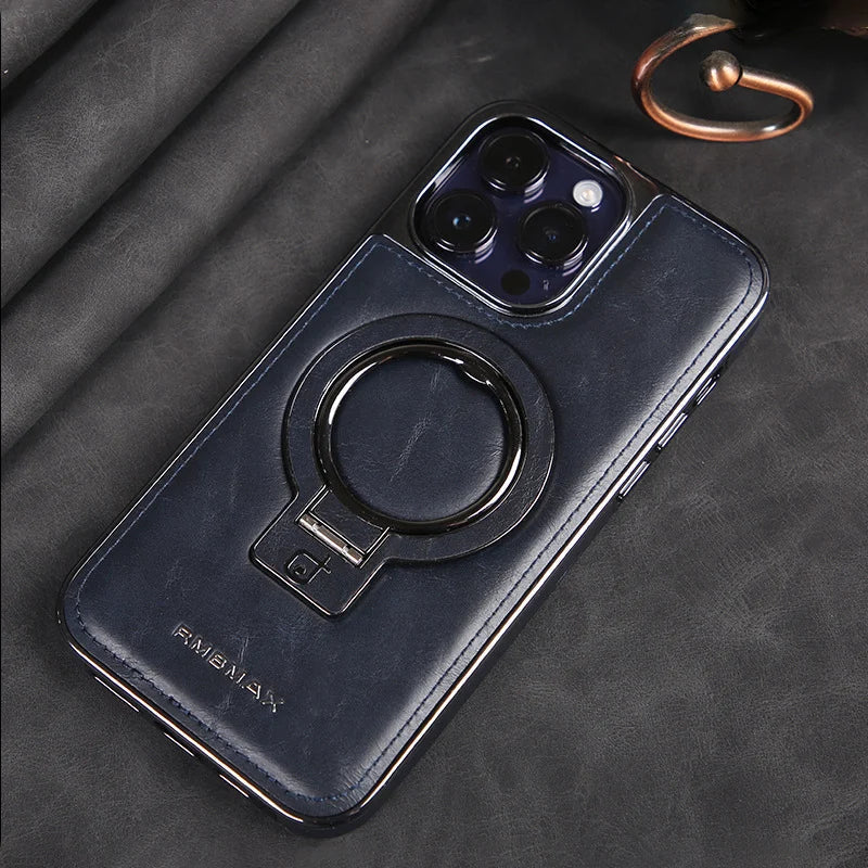 ✨2025Nové produkty📱Luxusní kožený neviditelný stojan pro