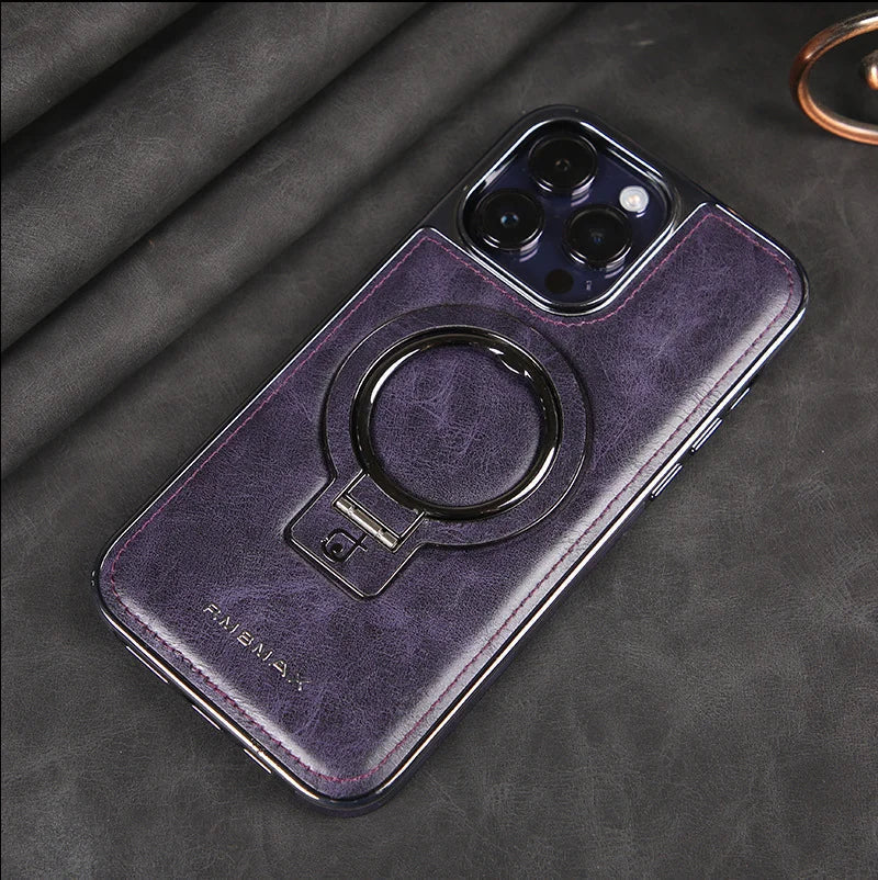 ✨2025Nové produkty📱Luxusní kožený neviditelný stojan pro
