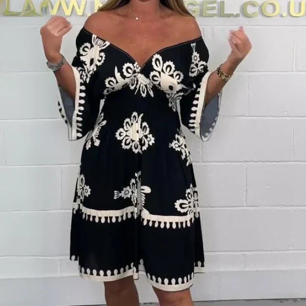 🔥Prodávám👗Dámské šaty s potiskem-TAB