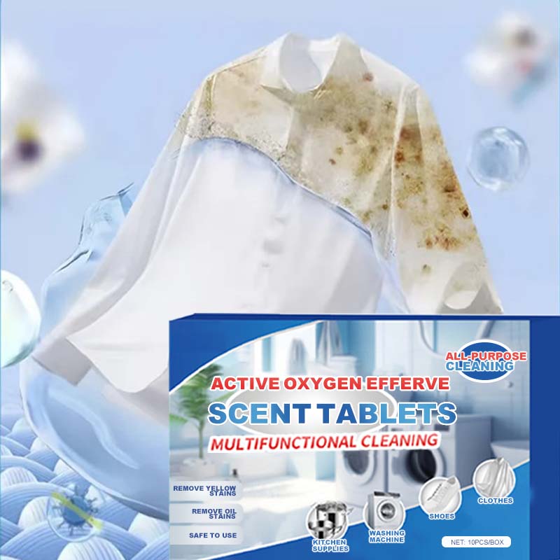 Univerzální šumivé čistící tablety s aktivním kyslíkem