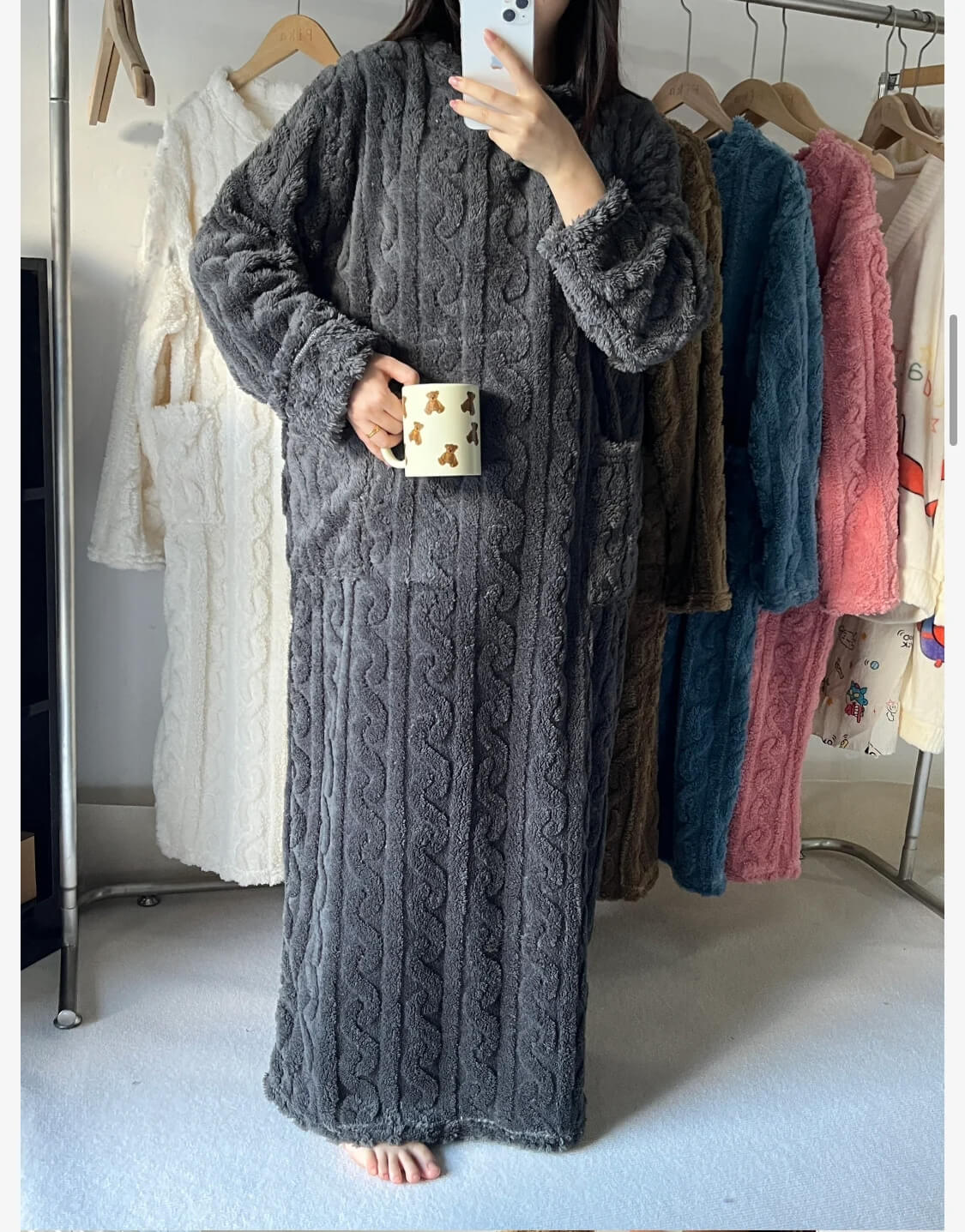❄️⏰ Zimní spodní prádlo Coral Fleece