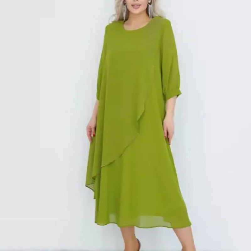 🌸Elegantní šifonové šaty s vrstvami pro ženy