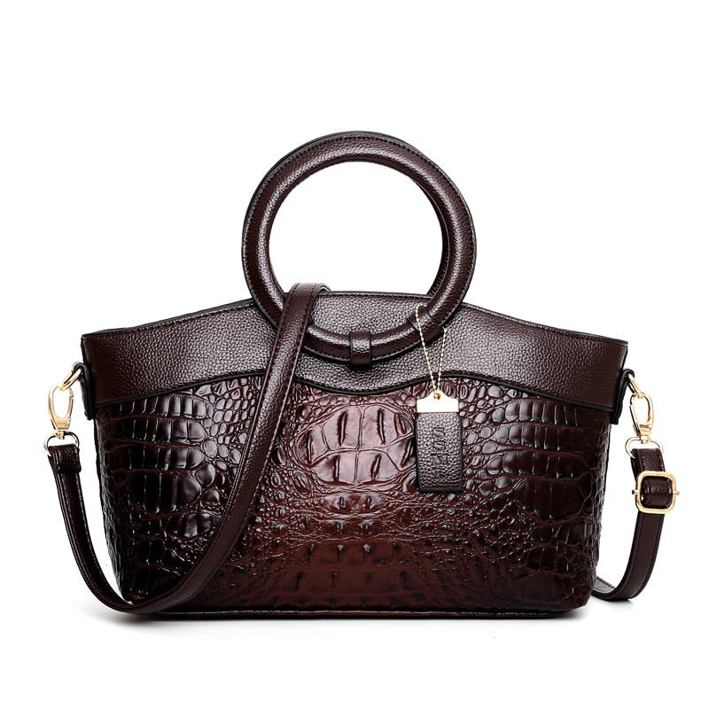 【✨ Nové produkty 2025】👜 Kabelka s krokodýlím potiskem