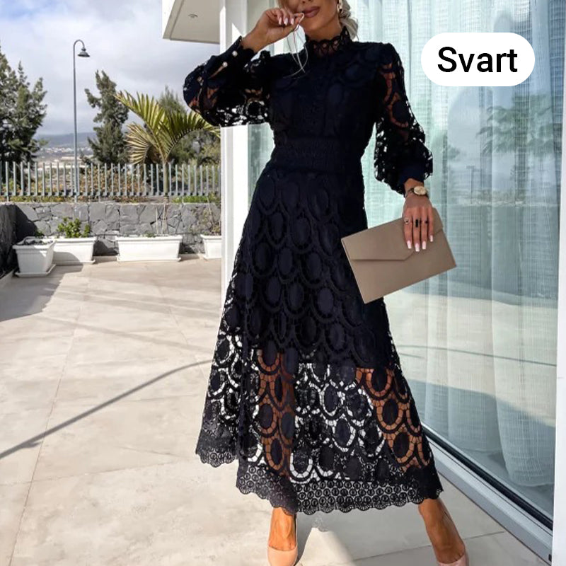 🛍️ Elegantní krajkové šaty pro ženy s dlouhým rukávem
