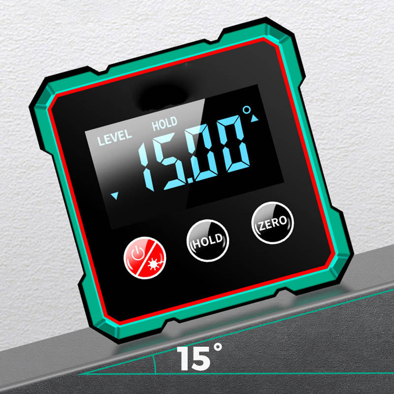 Magnetický digitální úhloměr s elektronickým laserem